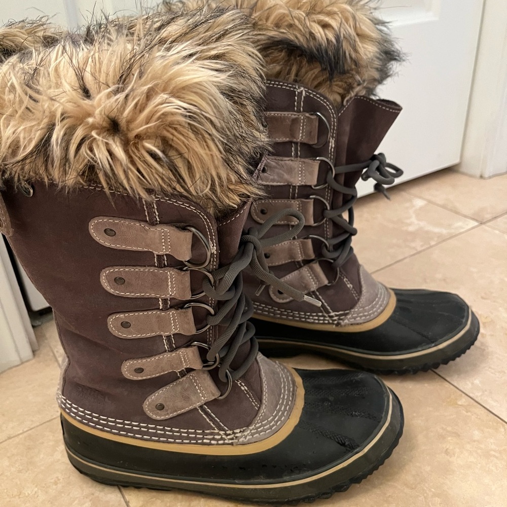 Sorel Joan of Arctic Boots - Black/grey